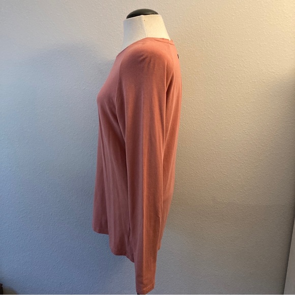 ALPHALETE Dusty Rose Raglan Long Sleeve Soft T-Shirt M - Picture 3 of 8